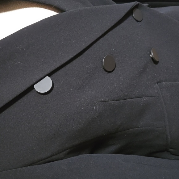 Banana Republic Black Double-Breasted Blazer Womens Size 8 EUC - Picture 7 of 14